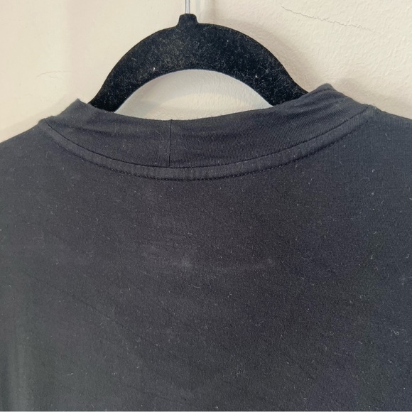 Soma Women's Black Super Soft Long Sleeve Tunic Top Shirt Neck Detail Medium - Picture 9 of 16